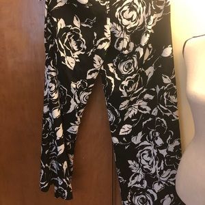 NWT Ralph Lauren wide leg floral pants